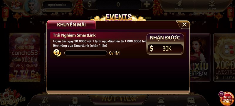 Nhiều sự kiện khuyến mãi được cổng trò chơi cập nhập