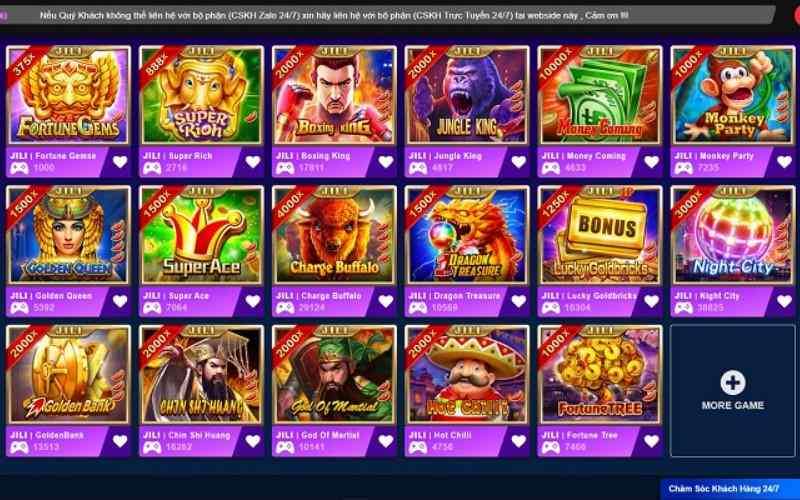 Mini game với các sản phẩm cực cuốn và hấp dẫn