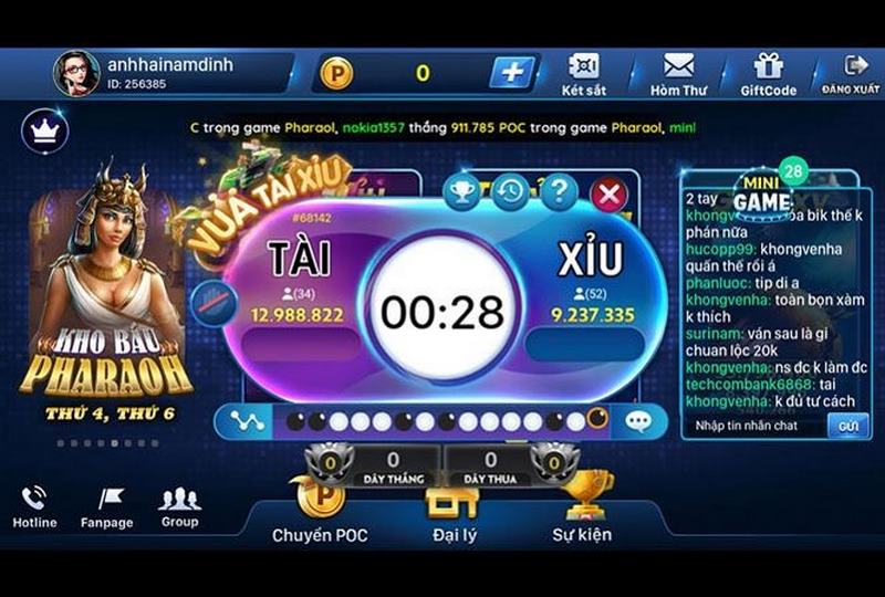 Hệ thống game bài có khá nhiều đổi mới về nội dung