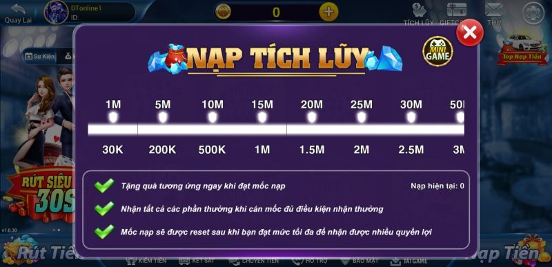Các sự kiện của cổng game có giá trị ưu đãi khá hấp dẫn