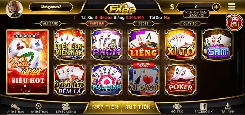 Cổng game bài đổi thưởng giúp mọi người có được những lựa chọn đa dạng 