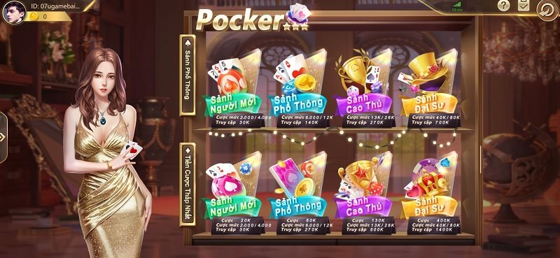 Cổng game có đa dạng game bài và là nơi tụ hội của các dân chơi