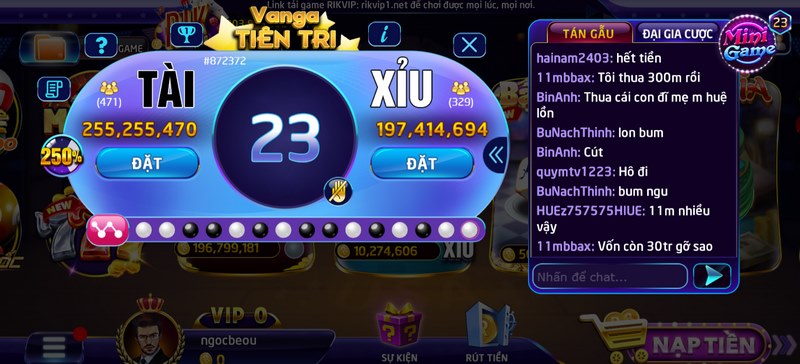 Khám phá luật chơi của game lắc xí ngầu ở cổng game Rikvip