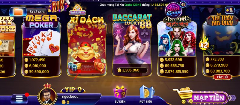 Các thông tin cơ bản về game Xì Dách tại sân chơi Rikvip 