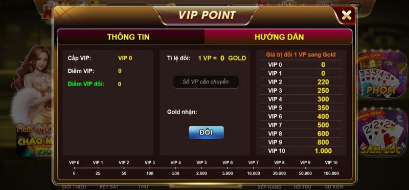 Các chính sách ưu đãi cho thành viên VIP khá lớn
