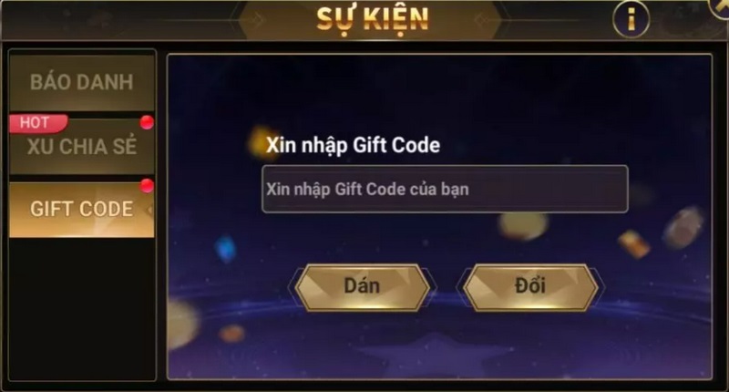 Hướng dẫn sử dụng Giftcode VB52 chuẩn