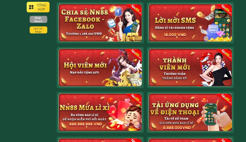 Nhiều sự kiện khuyến mãi hấp dẫn được cập nhật thường xuyên 