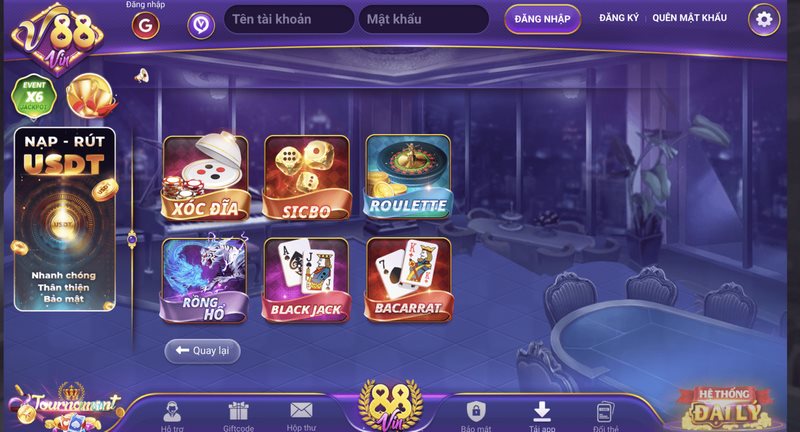 Cổng game đẳng cấp sở hữu giao diện đỉnh cao, chất lượng sắc nét 