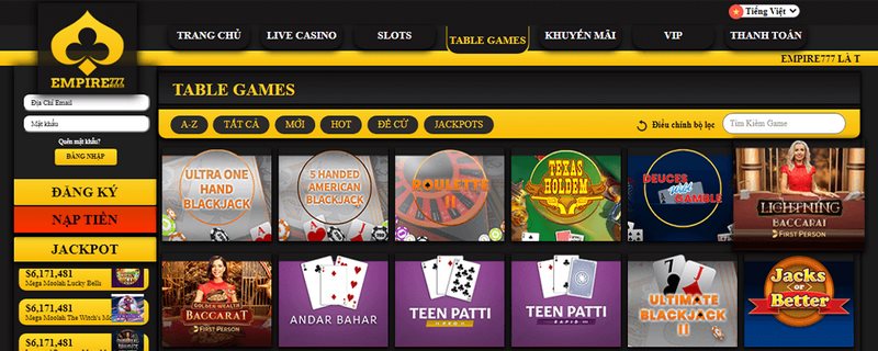 Sảnh game bài đổi thưởng mang đến nhiều siêu phẩm hot