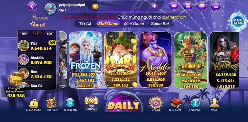 Slots đổi thưởng với chất lượng trò chơi được đánh giá cao