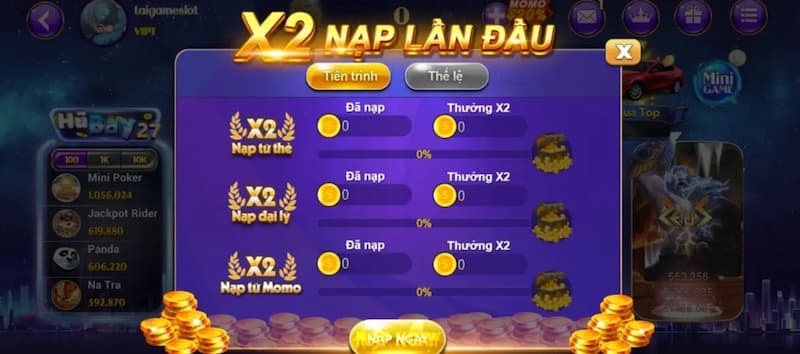 Nhiều ưu đãi được cổng game thường xuyên cập nhật