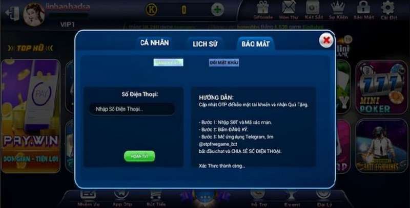 Kích hoạt bảo mật Rick66 luôn được khuyến khích tiến hành