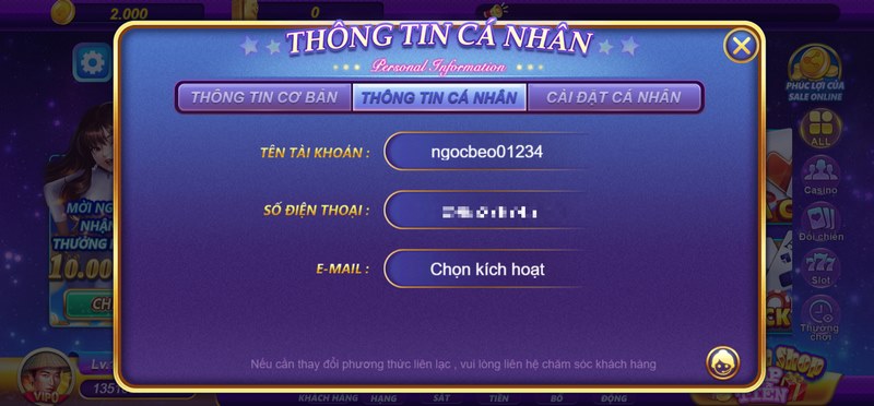 Bất cứ game thủ nào cũng cần phải kích hoạt bảo mật tài khoản cá nhân 