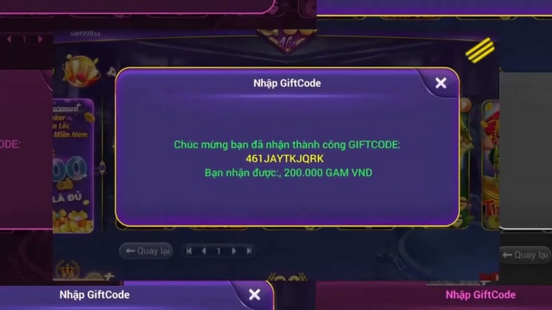 Các bước nạp giftcode vào tài khoản game bắn cá cho người mới