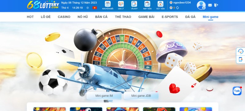 Đa dạng game mini được cung cấp để bet thủ tận hưởng 